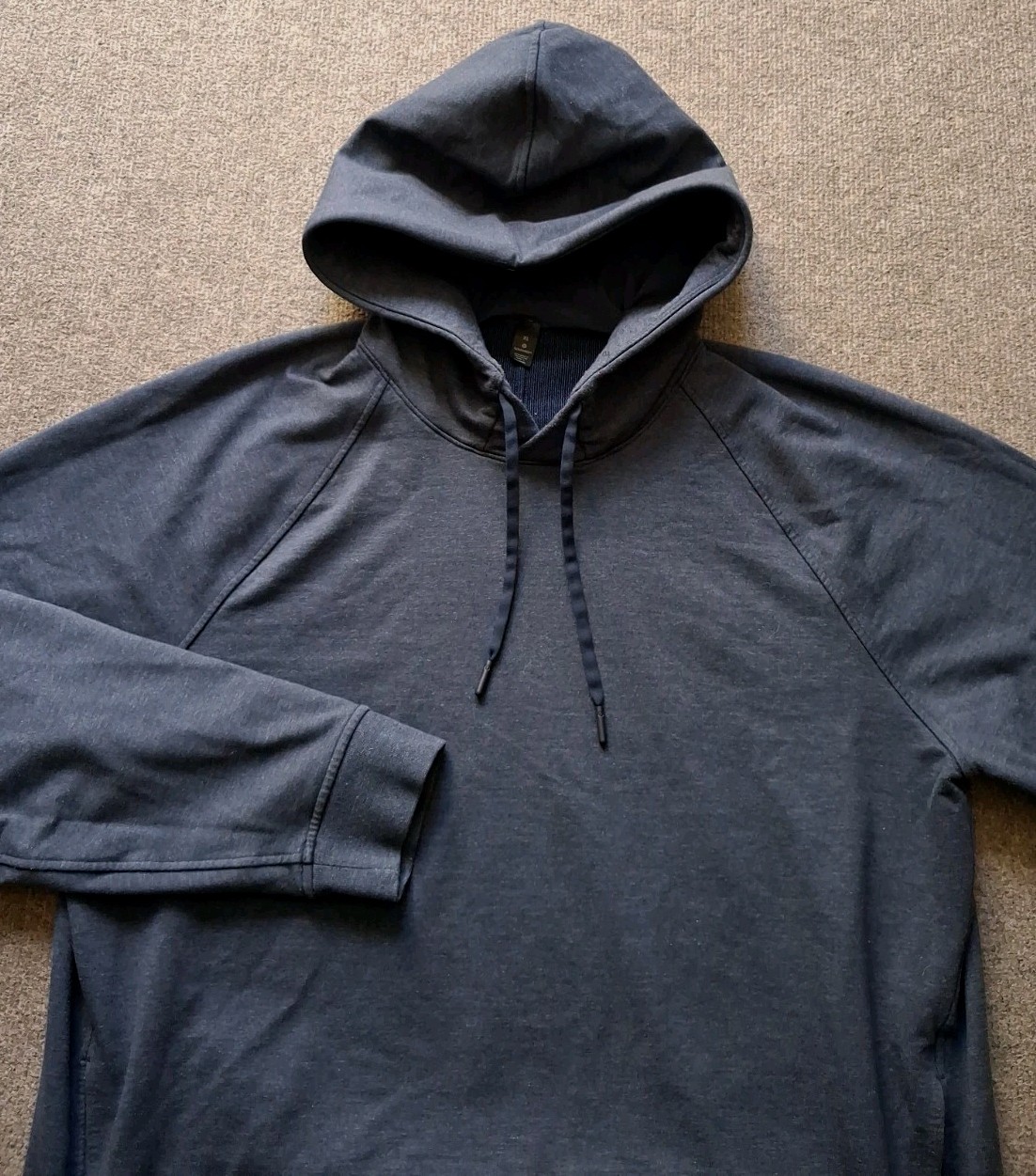 Lululemon City Sweat Pullover Hoodie Men\'s XL Heathered True Navy Blue LM3ASJS Lululemon City Sweat Pullover Hoodie Men\'s XL Heathered True Navy Blue LM3ASJS