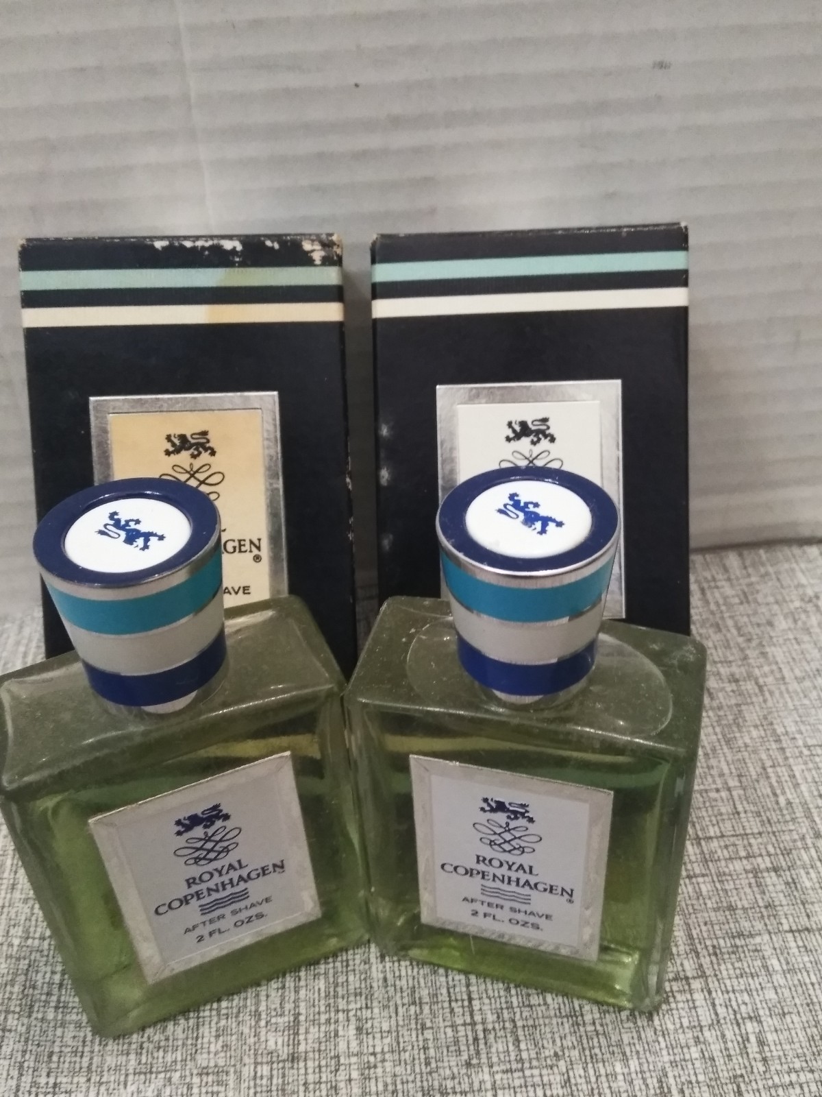 VTG. 1970\'S Royal Copenhagen Men\'s After Shave 2.oz  EA (2PK- BUNDLE) N.O.S.