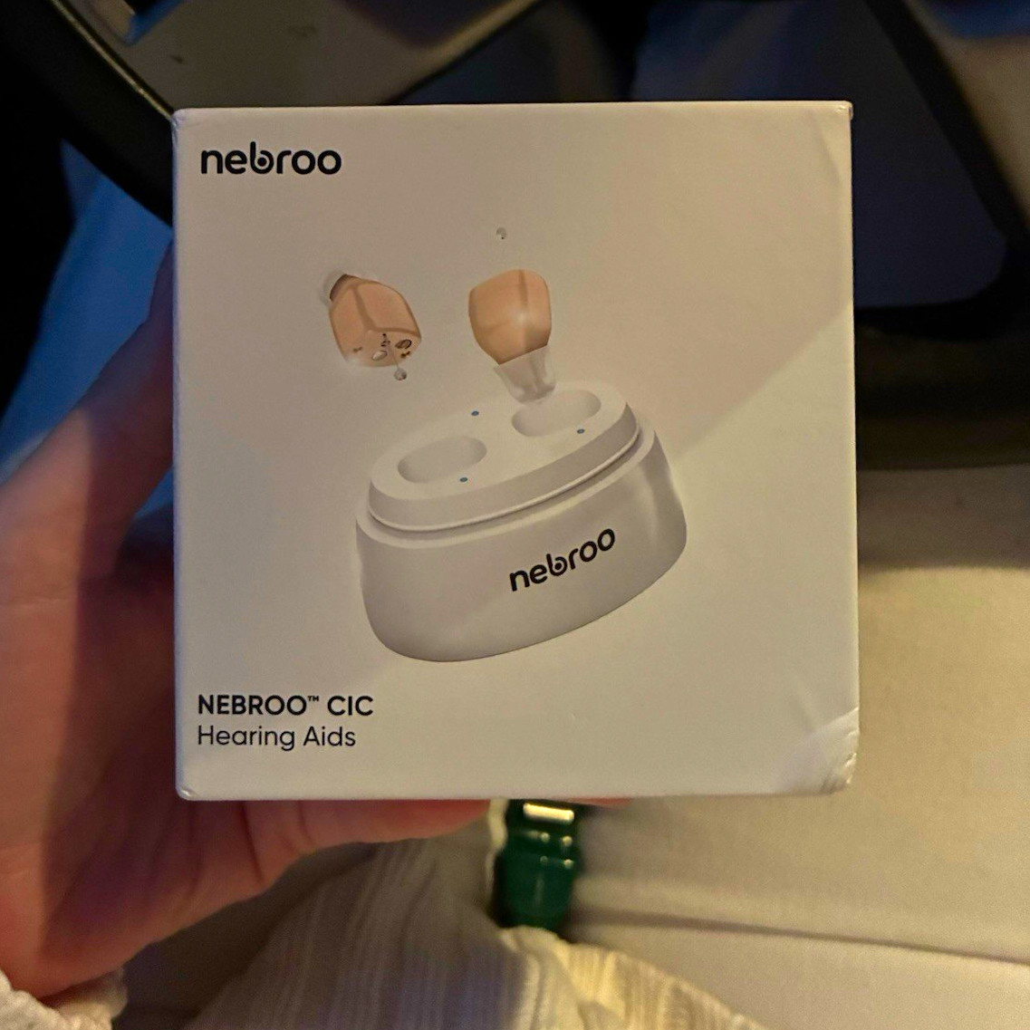 New never used NEBROO CIC Rechargeable Hearing Aids Vol control & charging case New never used NEBROO CIC Rechargeable Hearing Aids Vol control & charging case