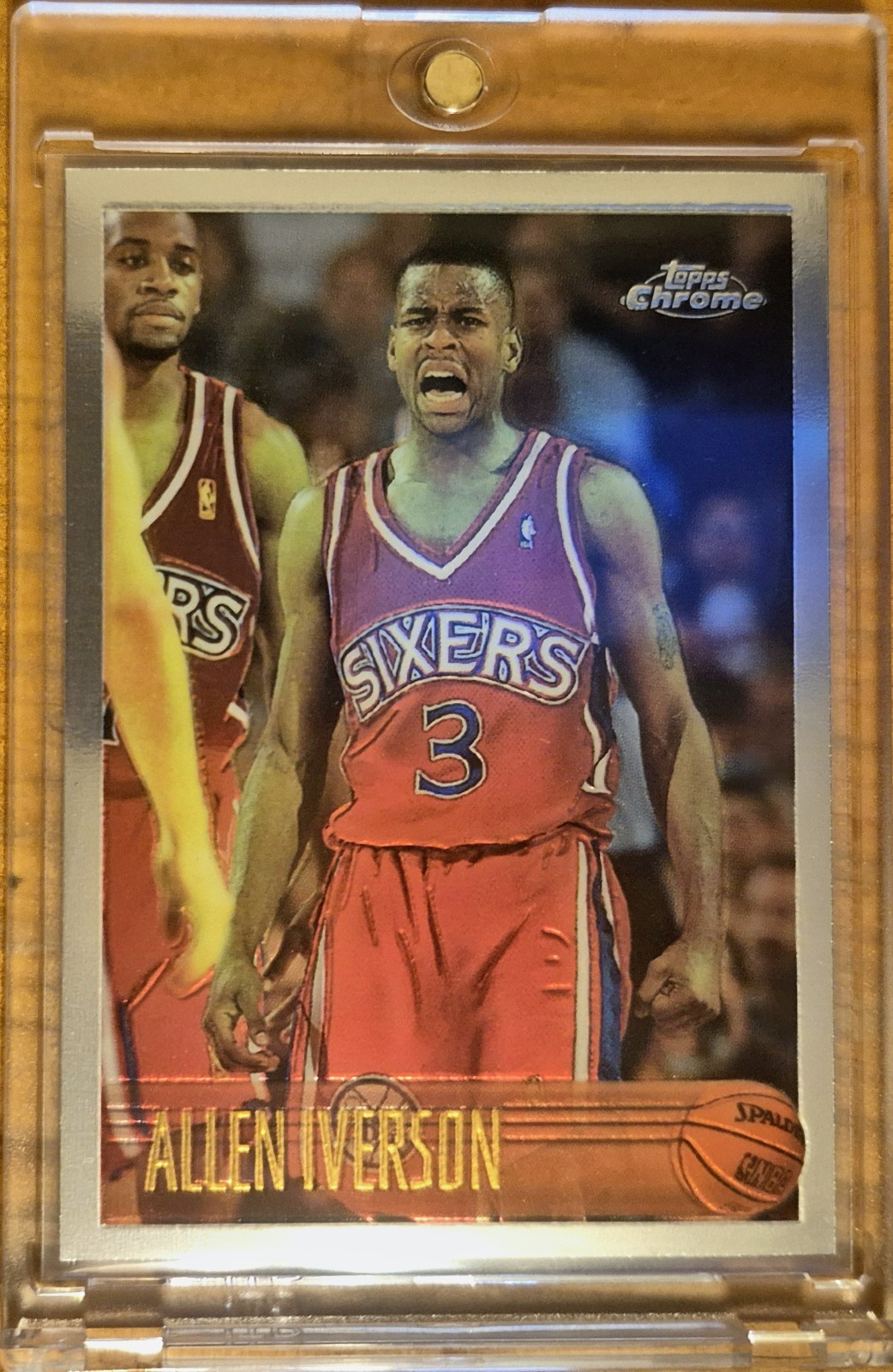 1996-97 TOPPS CHROME ALLEN IVERSON ROOKIE RC #171 MUST SEE BEAUTIFUL 💎 SHARP 1996-97 TOPPS CHROME ALLEN IVERSON ROOKIE RC #171 MUST SEE BEAUTIFUL 💎 SHARP