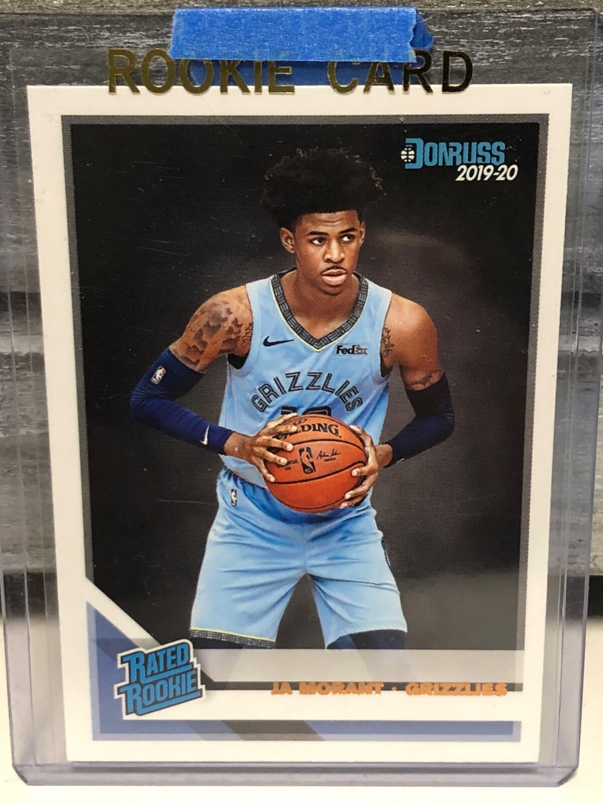 2019-20 Donruss Optic Rated rooike Ja Morant Error card 2019-20 Donruss Optic Rated rooike Ja Morant Error card
