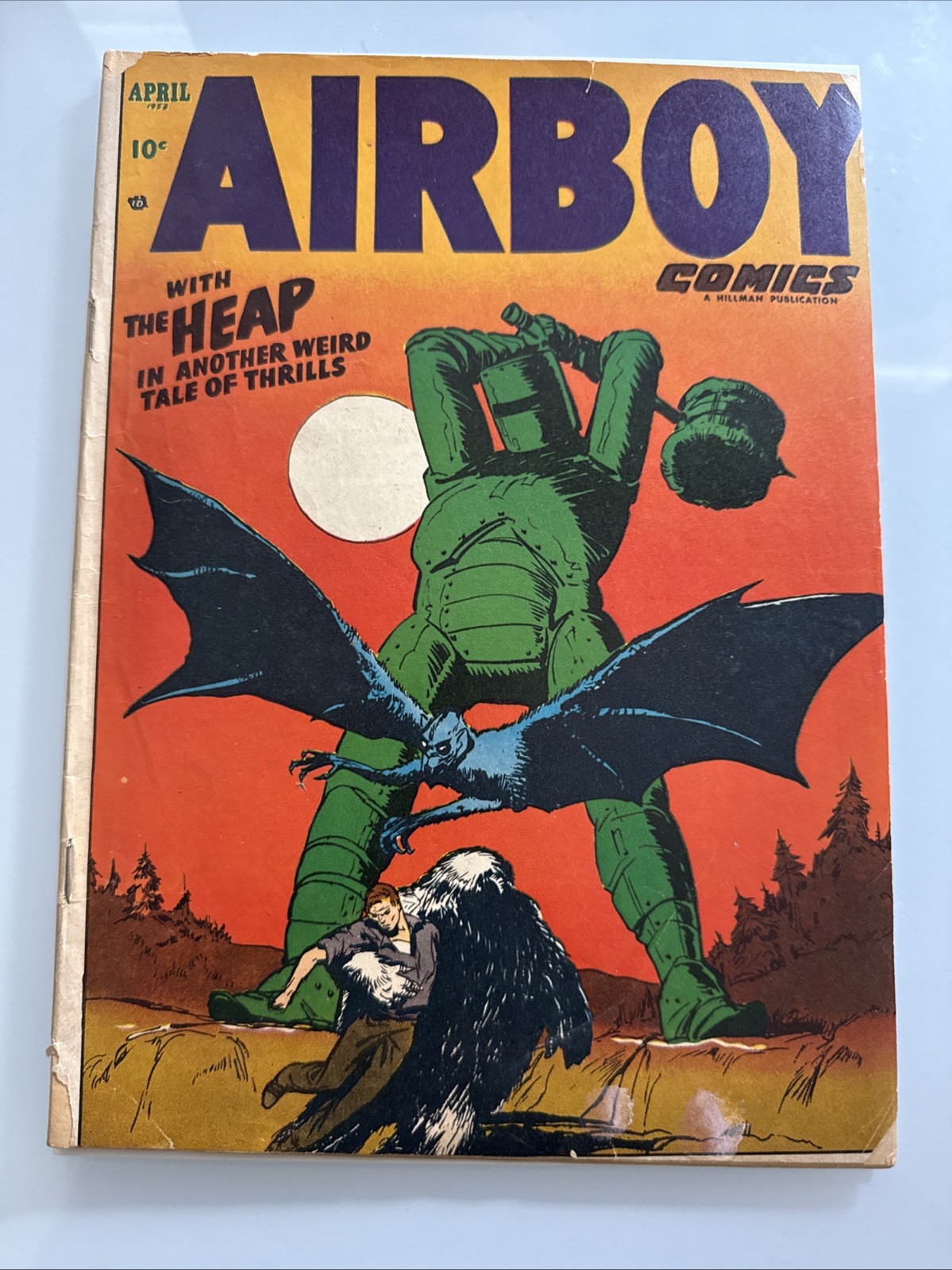 Airboy Comics Vol 10 #3 (1953, Hillman) #110; Robot Cover, Heap Appearance Airboy Comics Vol 10 #3 (1953, Hillman) #110; Robot Cover, Heap Appearance