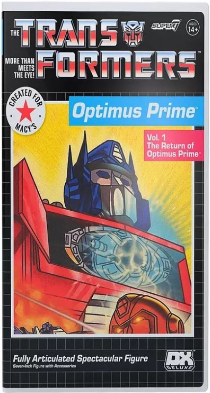 TRANSFORMERS OPTIMUS PRIME DX Deluxe Figure MACYS Exclusive Vol. 1 SUPER7 *NEW*