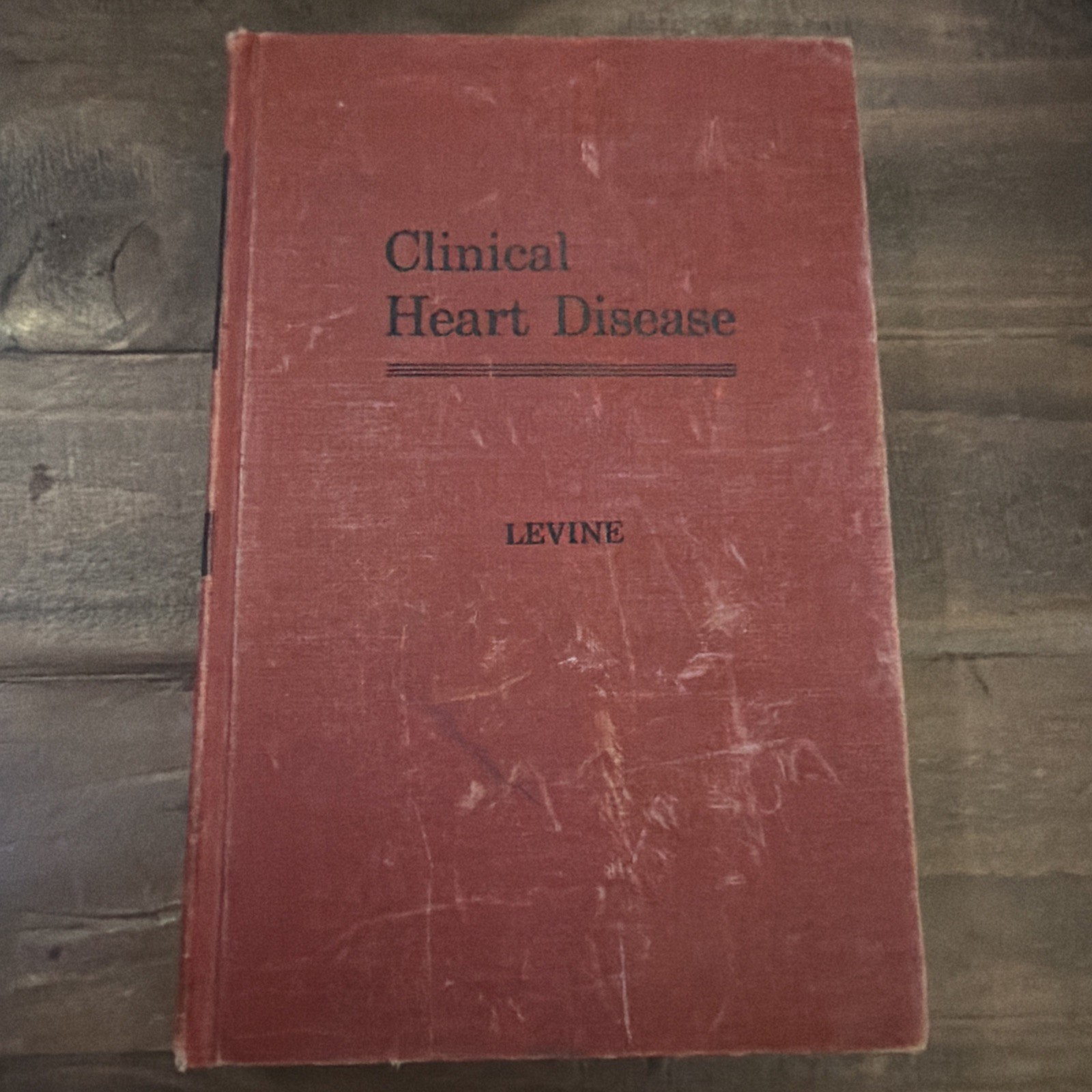 Vintage Medical Book “Clinical Heart Disease” Illustrated