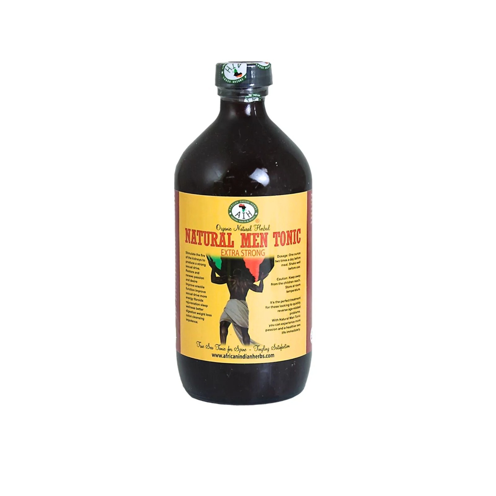 Organic Natural Herbal Natural Men Tonic Extra Strong  16 oz.