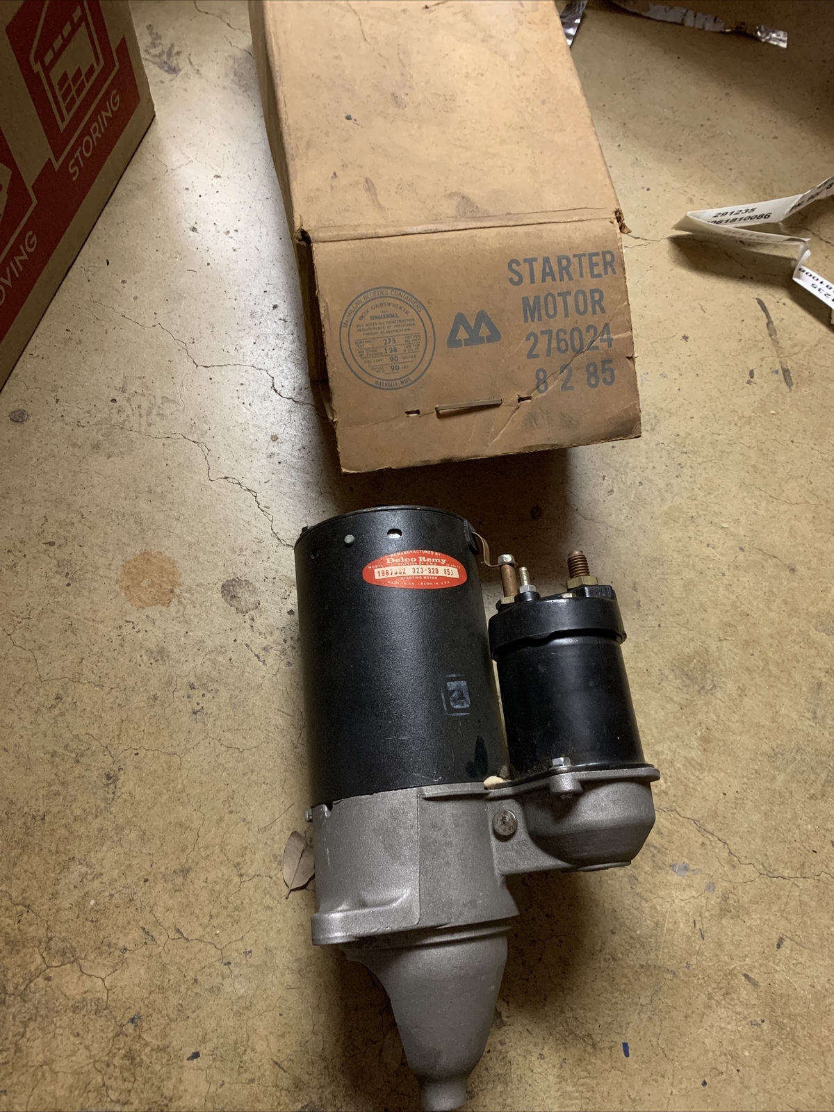 NOS DELCO REMY 1987332 Starter DISCONTINUED PARTS NEW STARTER MOTOR