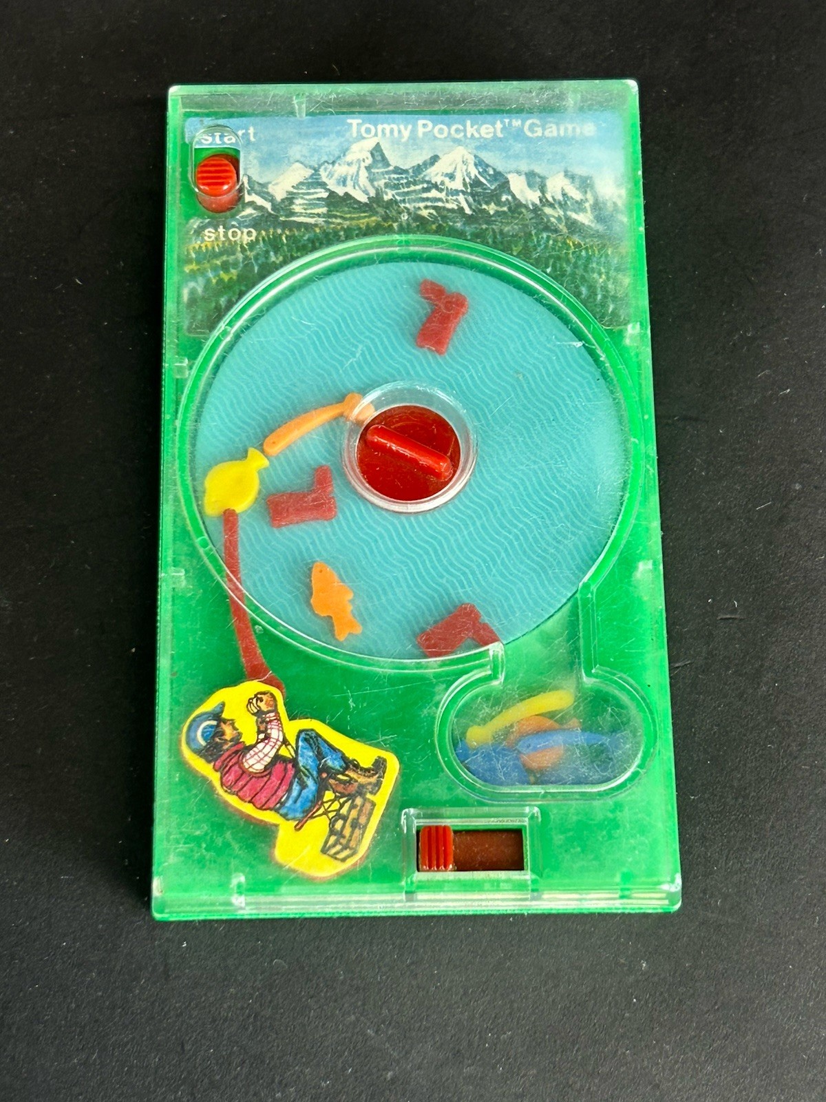 Vintage TOMY Pocket Game Gone Fishing 1976