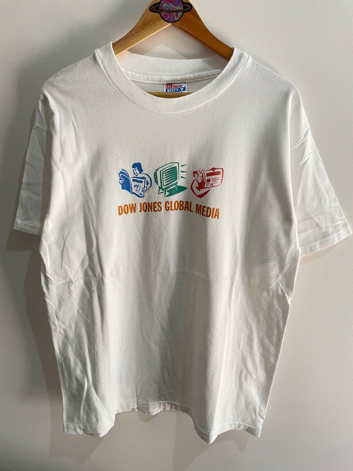 Vintage Dow jones global T-shirt Large Vintage Dow jones global T-shirt Large