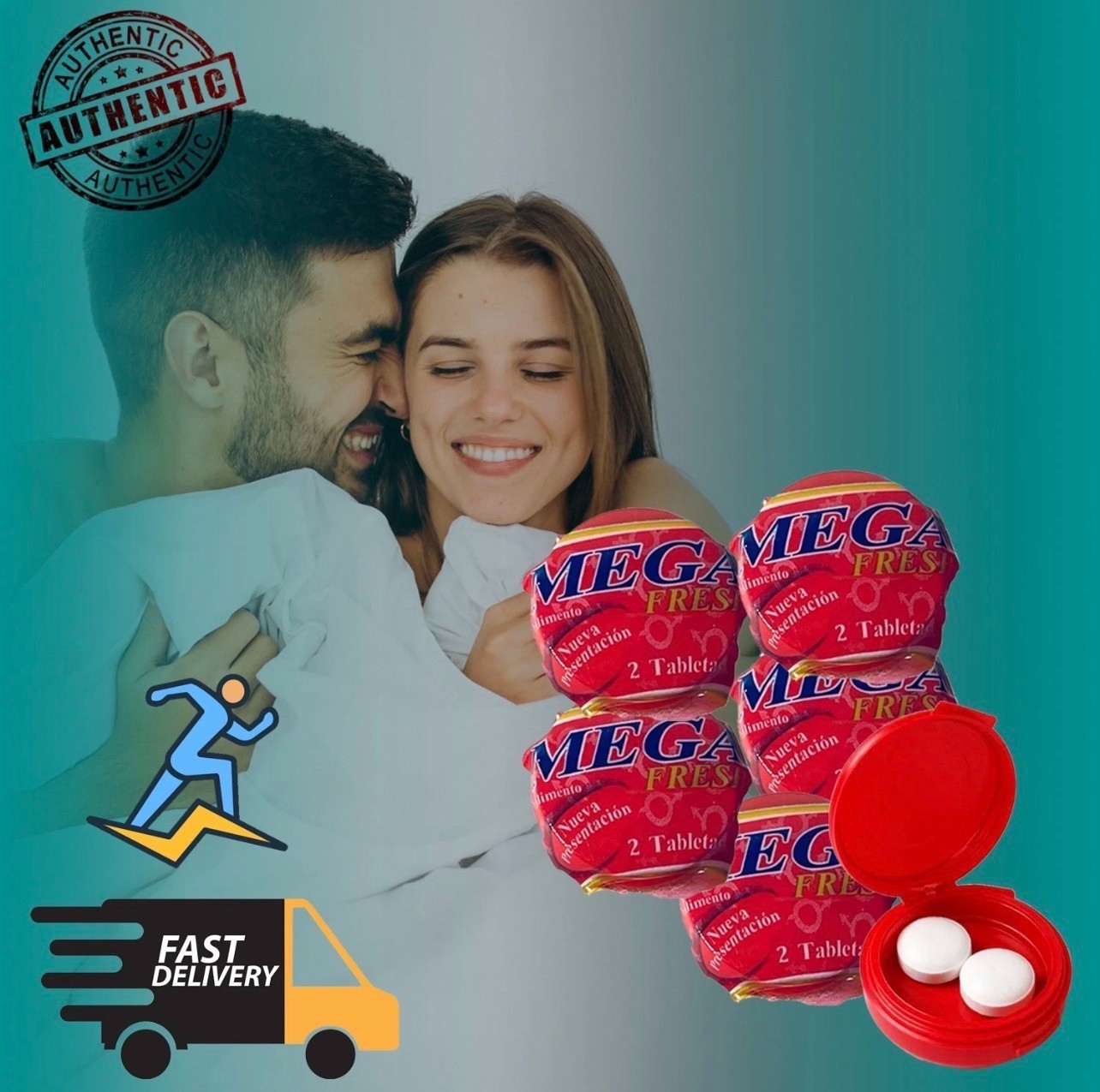 MEGA FRESH 10 Higher Stamina Supplement Bed Bull Power Men