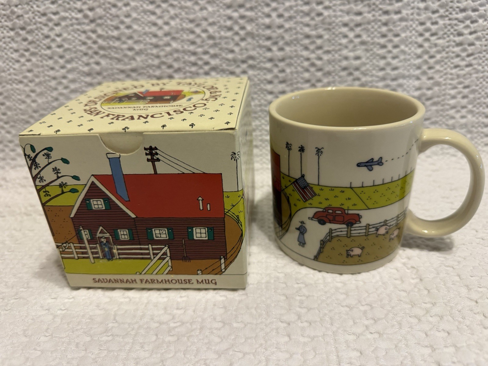 Vintage 1983 Taylor & NG Savanna Farmhouse Mug New in Box Vintage 1983 Taylor & NG Savanna Farmhouse Mug New in Box