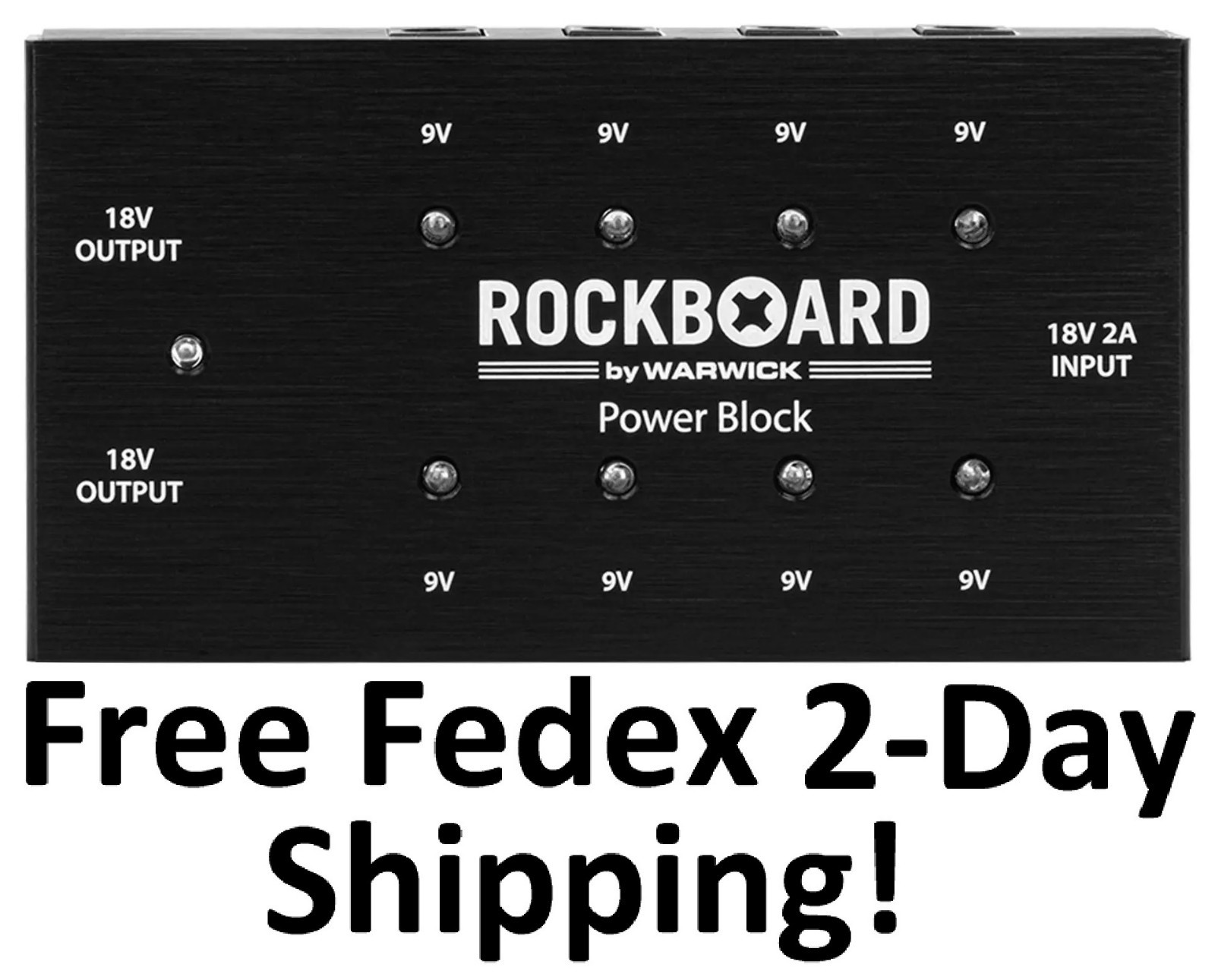 New RockBoard Power Block Guitar Effects Pedal Power Supply