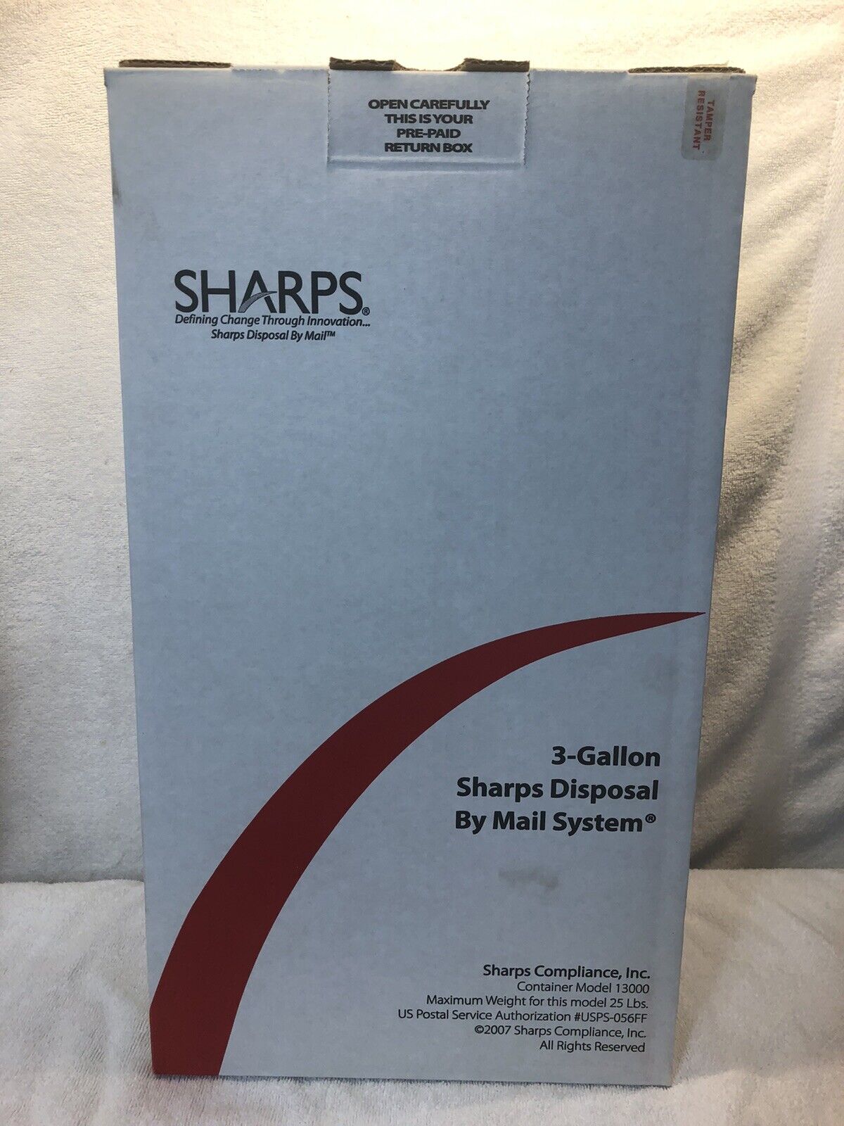Sharps 3 Gallon Medical Waste Recovery System Model 13000 (2948)