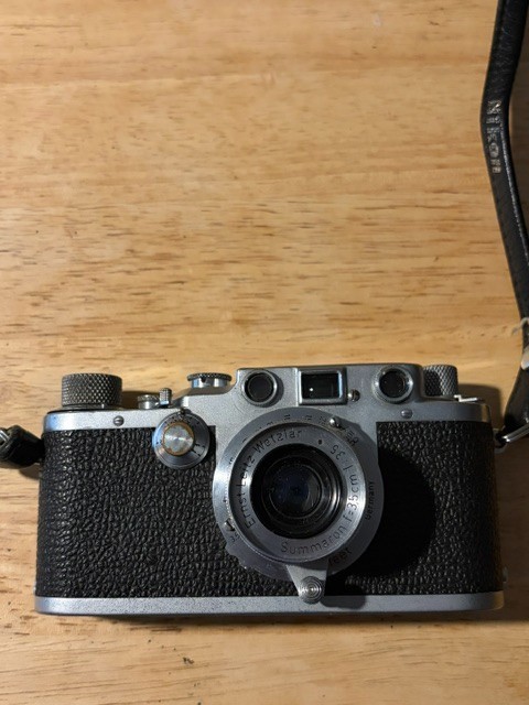Vintage Leica DRP Ernst Leitz Wetzlar Camera w/ F=3.5cm 1:2 Vintage Leica DRP Ernst Leitz Wetzlar Camera w/ F=3.5cm 1:2