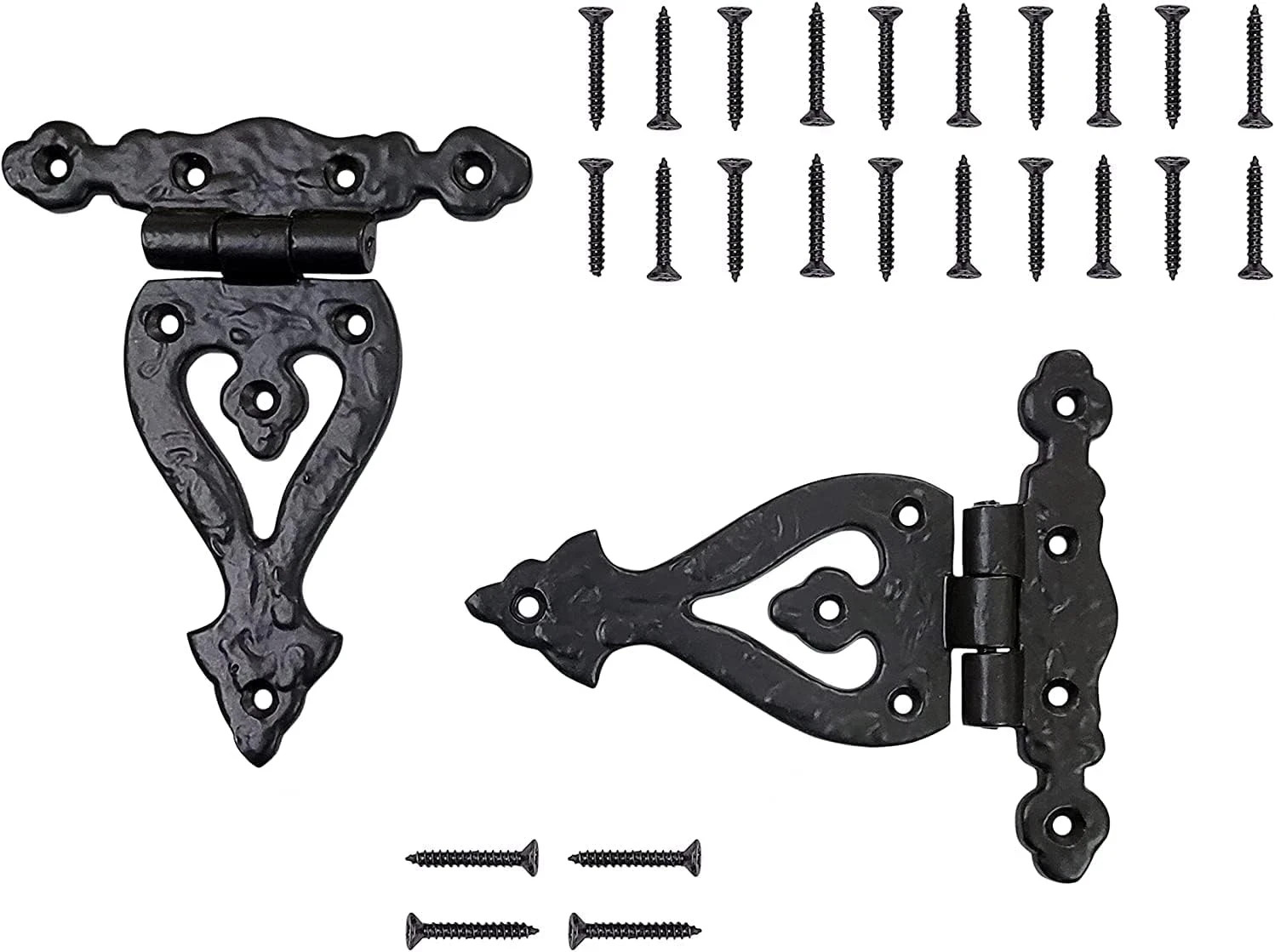 Alleluia Antique Cast Iron Vintage Heavy Duty T Hinges (5.3