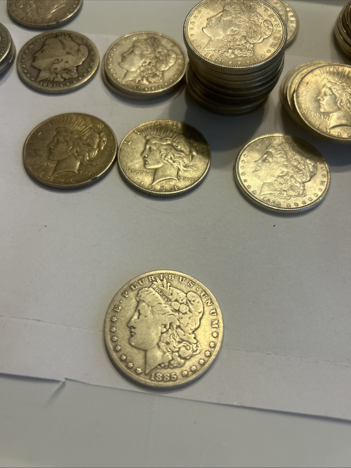 1885-O Morgan Silver Dollar $1 New Orleans Mint 90% Silver Circulated 1885-O Morgan Silver Dollar $1 New Orleans Mint 90% Silver Circulated
