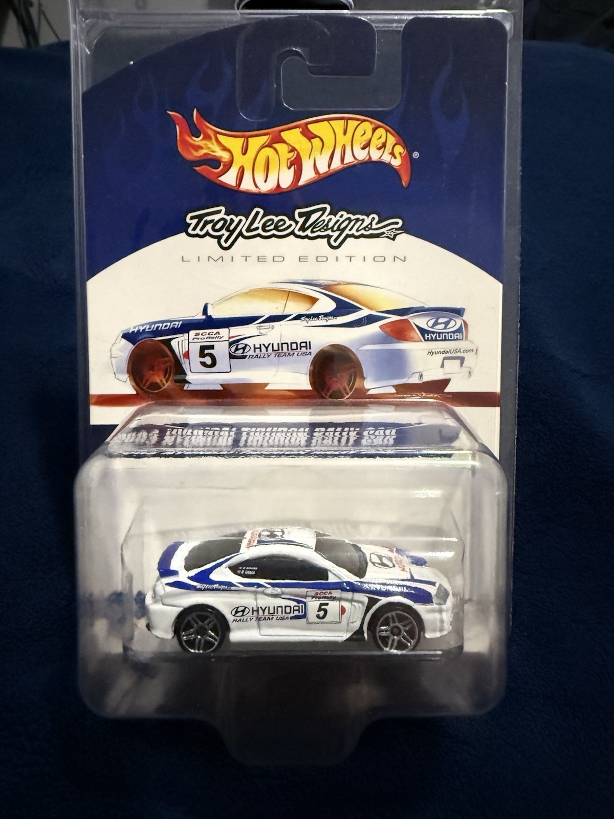 Hot Wheels 2003 Troy Lee Design Hyundai Tiburon Rally Car Hot Wheels 2003 Troy Lee Design Hyundai Tiburon Rally Car