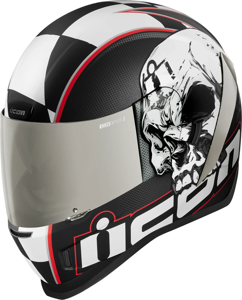 NEW Icon Airform Death or Glory Skull Full Face Helmet - Size M Medium - *READ*