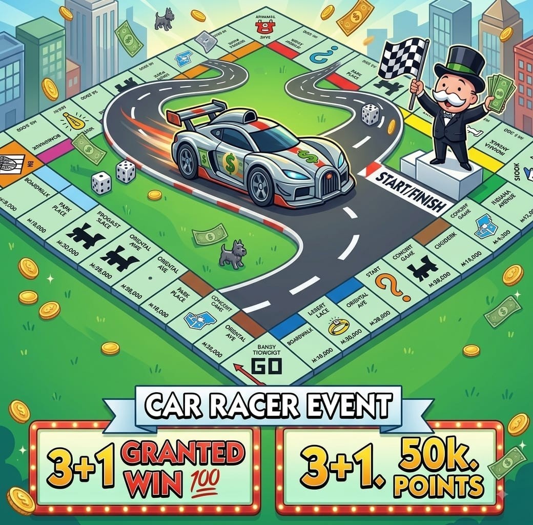 Mono-poly Tycoon racer Granted Win 💯 3+1 Mono-poly Tycoon racer Granted Win 💯 3+1