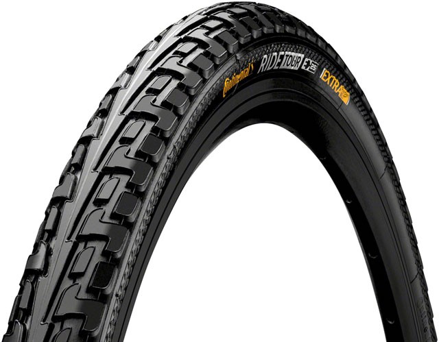 Continental Ride Tour Tire, Clincher Wire, ExtraPuncture Belt, E25