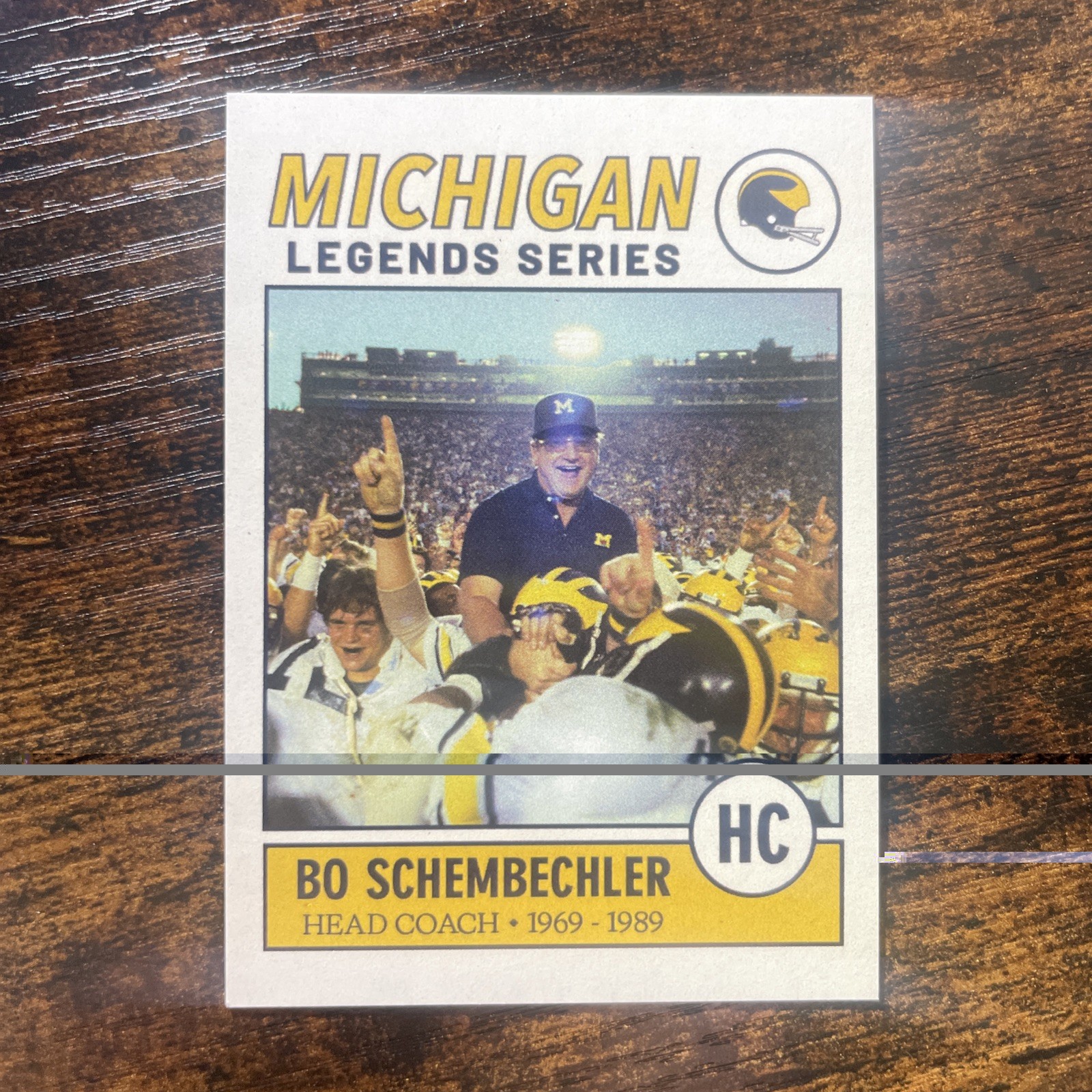 2026 Valiant Michigan Wolverines Football Legends Series Bo Schembechler 2026 Valiant Michigan Wolverines Football Legends Series Bo Schembechler