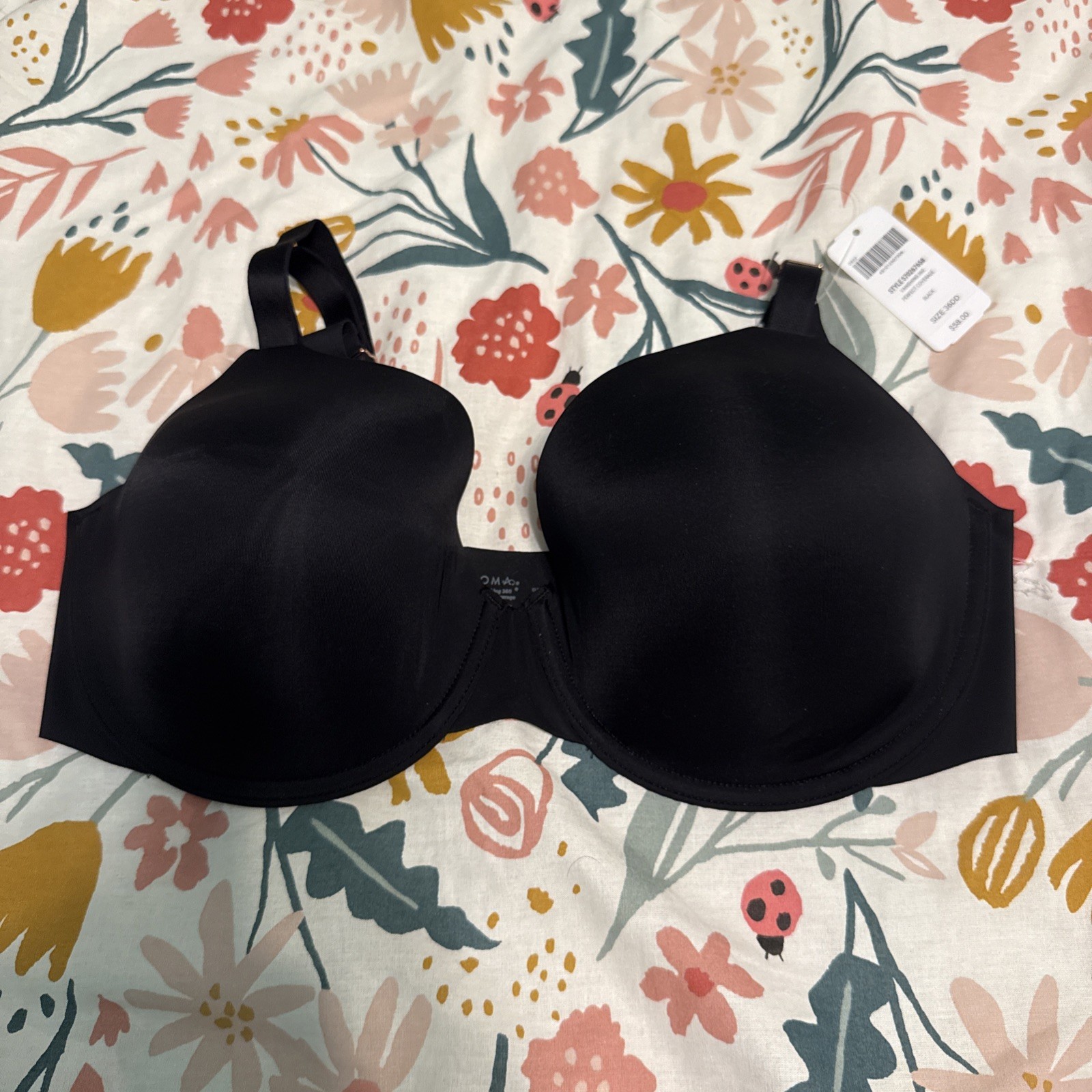 SOMA Black 36DD Vanishing 360 Perfect Coverage Bra NWT SOMA Black 36DD Vanishing 360 Perfect Coverage Bra NWT