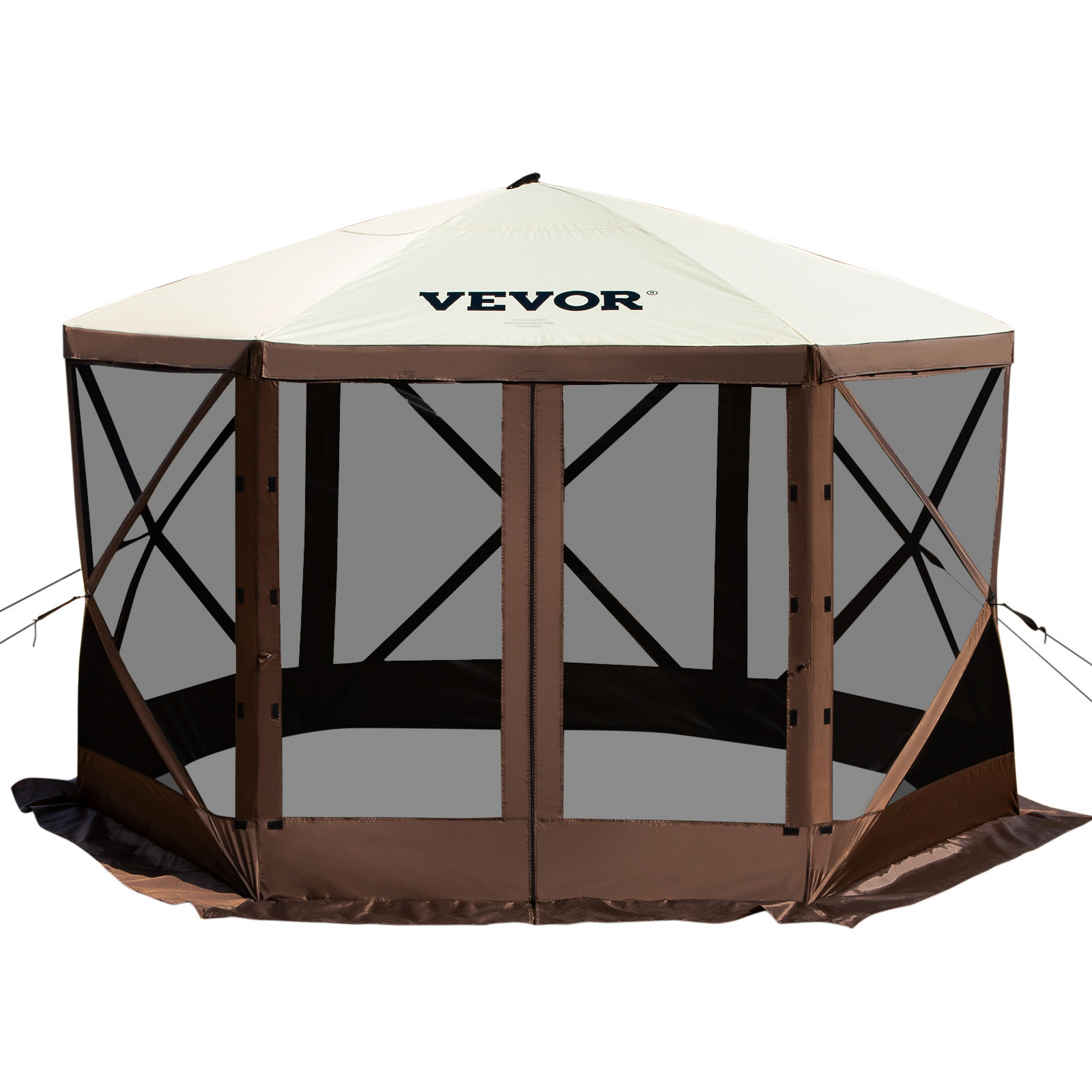 VEVOR Pop-up Camping Gazebo Camping Canopy Shelter 6 Sided 10\' x 10\' Sun Shade VEVOR Pop-up Camping Gazebo Camping Canopy Shelter 6 Sided 10\' x 10\' Sun Shade