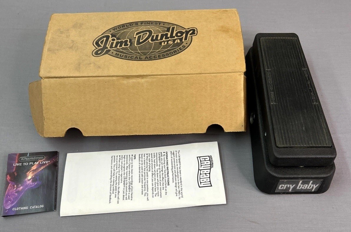 Dunlop Original Cry Baby Wah Pedal GCB-95 Original Instructions, Box Etc. New Dunlop Original Cry Baby Wah Pedal GCB-95 Original Instructions, Box Etc. New