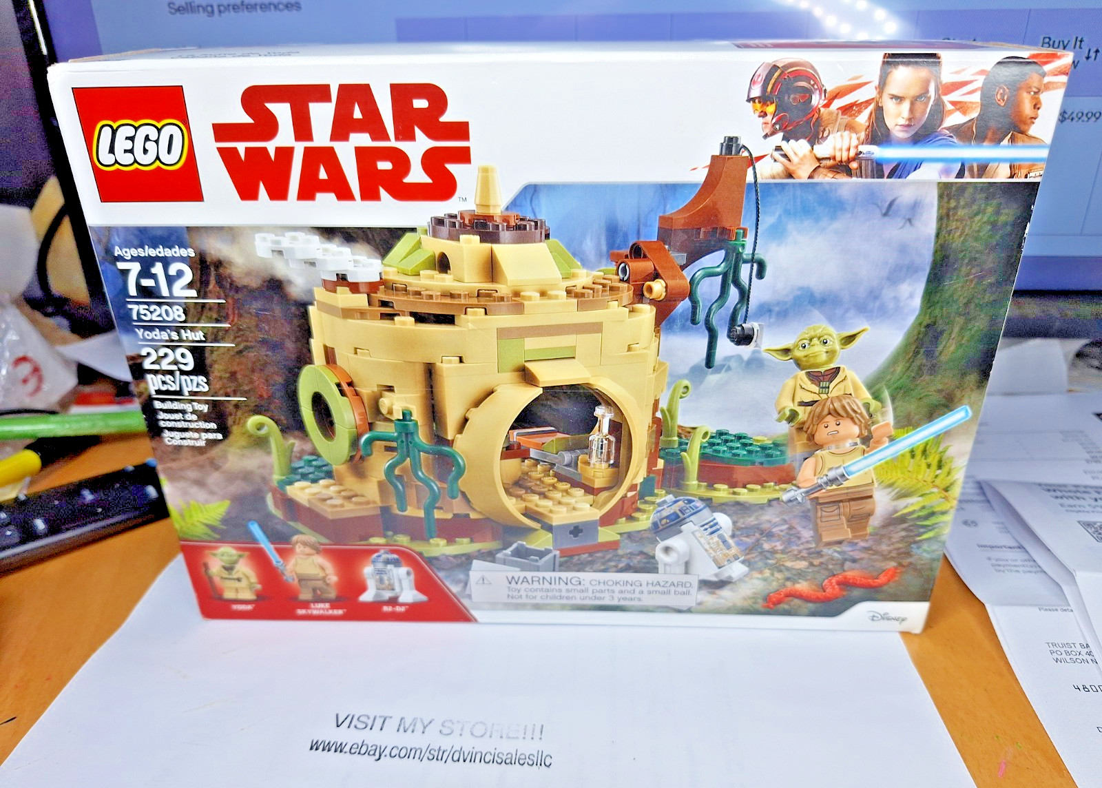 LEGO Star Wars 75208 Yoda’s Hut NEW SEALED YODA,R2D2,Luke Skywalker NISB DV16 LEGO Star Wars 75208 Yoda’s Hut NEW SEALED YODA,R2D2,Luke Skywalker NISB DV16