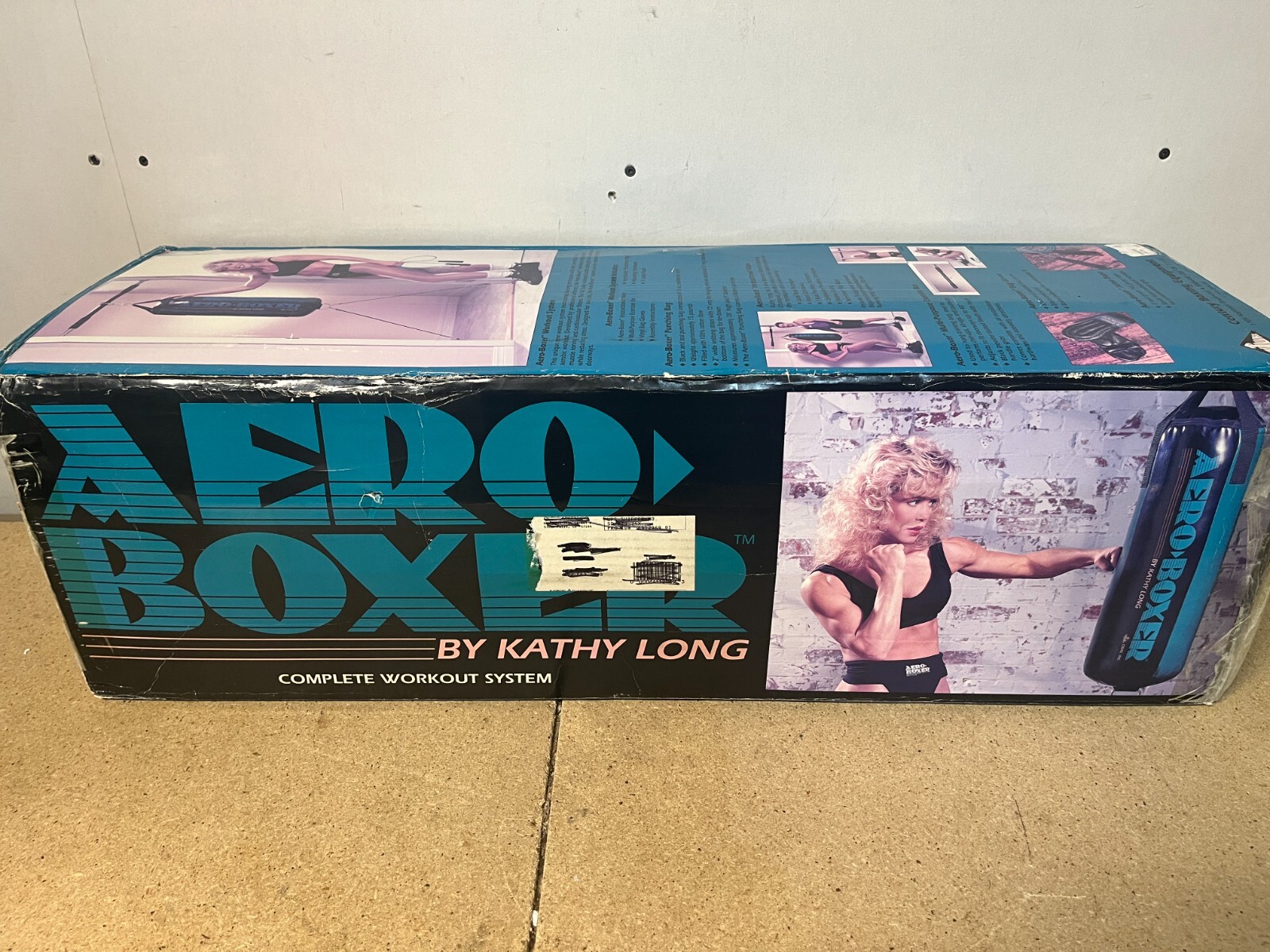 RARE Vintage Aero Boxer Complete Workout System By Kathy Long Boxing Doorway RARE Vintage Aero Boxer Complete Workout System By Kathy Long Boxing Doorway