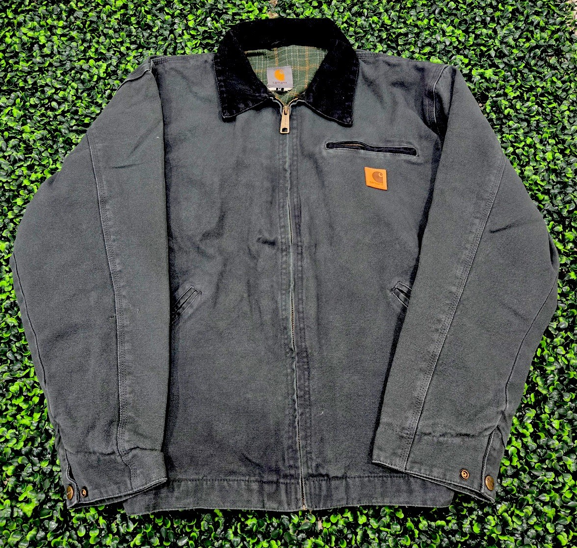 Vintage Carhartt J97 Blanket-Lined Detroit Jacket Size Medium (READ DESCRIPTION)