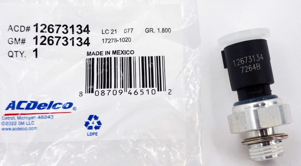 Genuine OEM ACDelco 213-4411 Engine Oil Pressure Sensor GM 12673134 USA STOCK