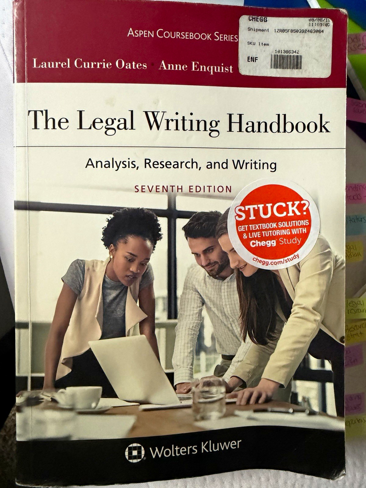 Wolters Kluwer The Legal Writing Handbook 7th Ed Aspen Coursebook 2018
