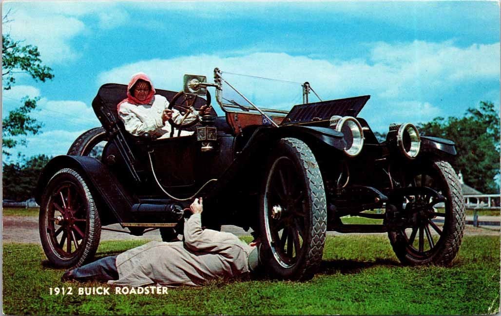 1912 Buick Roadster Early Wheels Museum Terre Haute IN Indiana Postcard