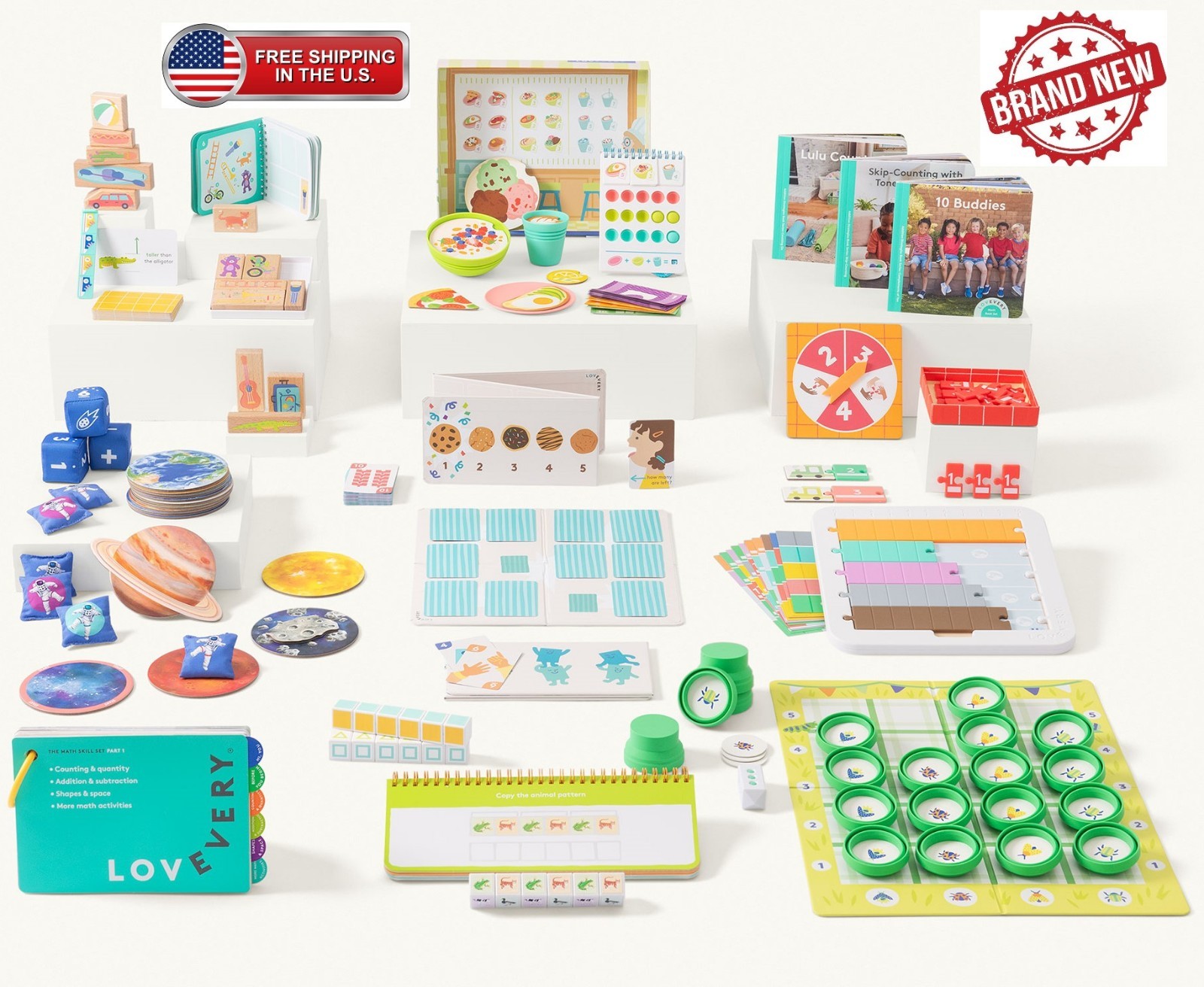 New Educational Learning Lov The Math Skill Set Part 1: Hands-On Math