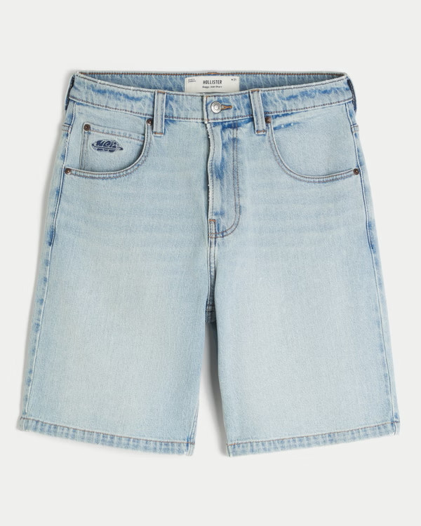 Hollister Light Wash Baggy Jean Shorts NWTs - Freeshipping
