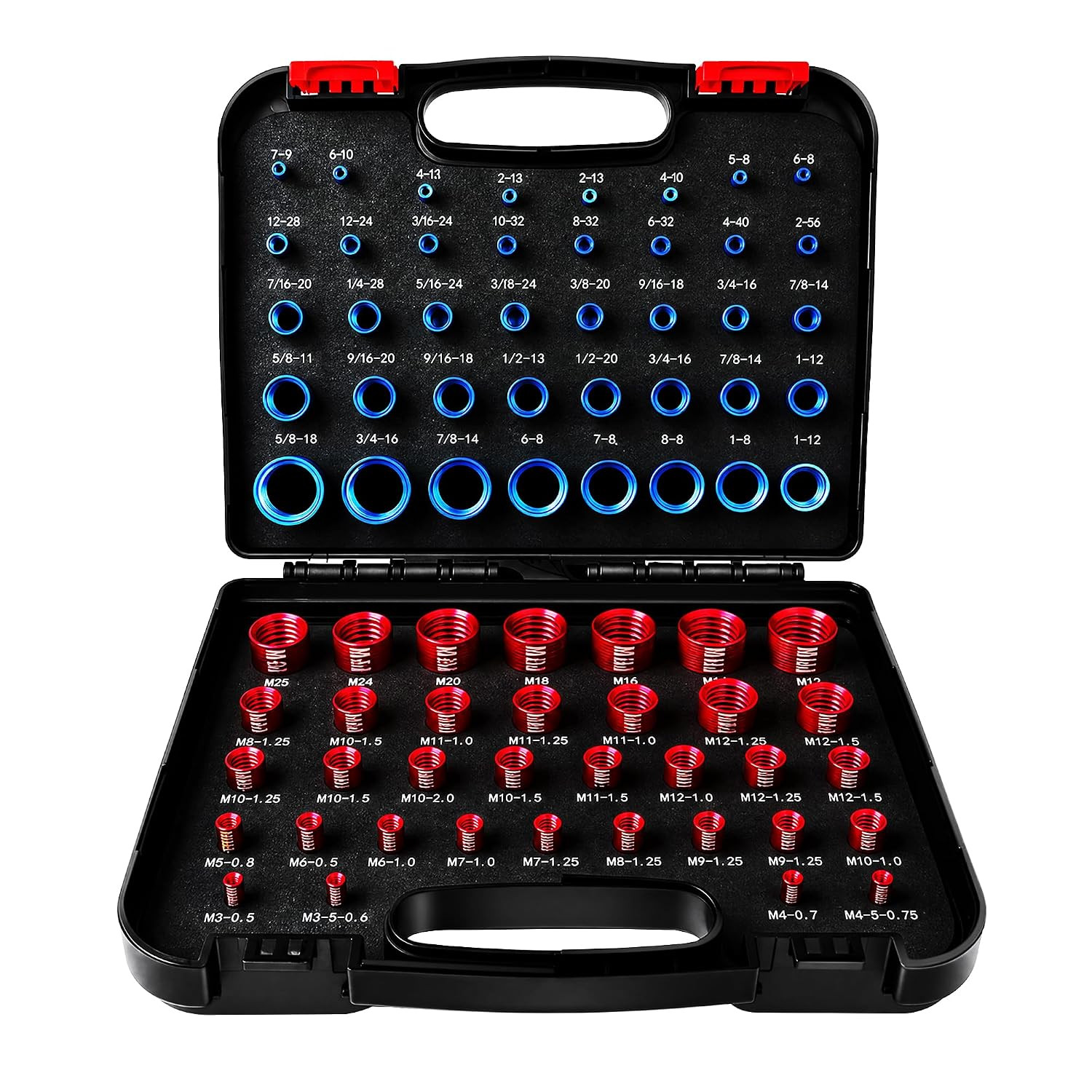 76Pcs Thread Checker, Nut and Bolt Thread Checker Kit 76Pcs Thread Checker, Nut and Bolt Thread Checker Kit