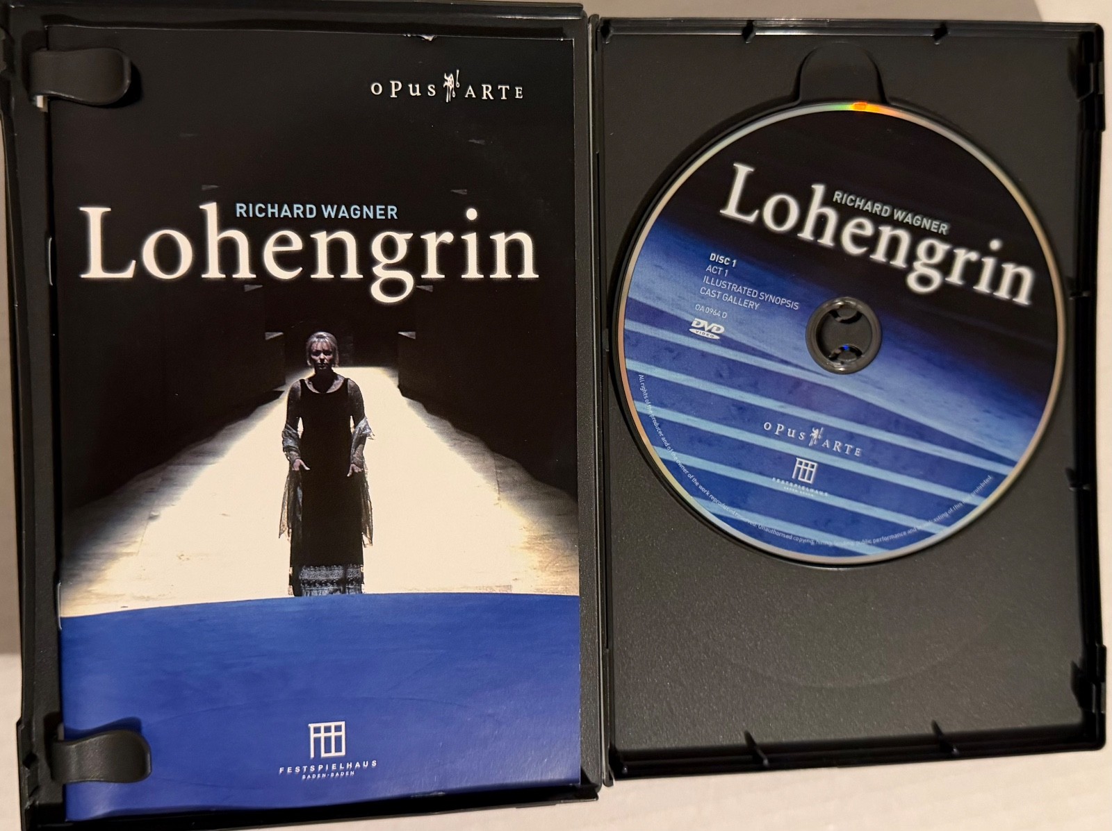 Richard Wagner Lohengrin 2-Disc DVD Set Opus Arte Opera Region Free Richard Wagner Lohengrin 2-Disc DVD Set Opus Arte Opera Region Free