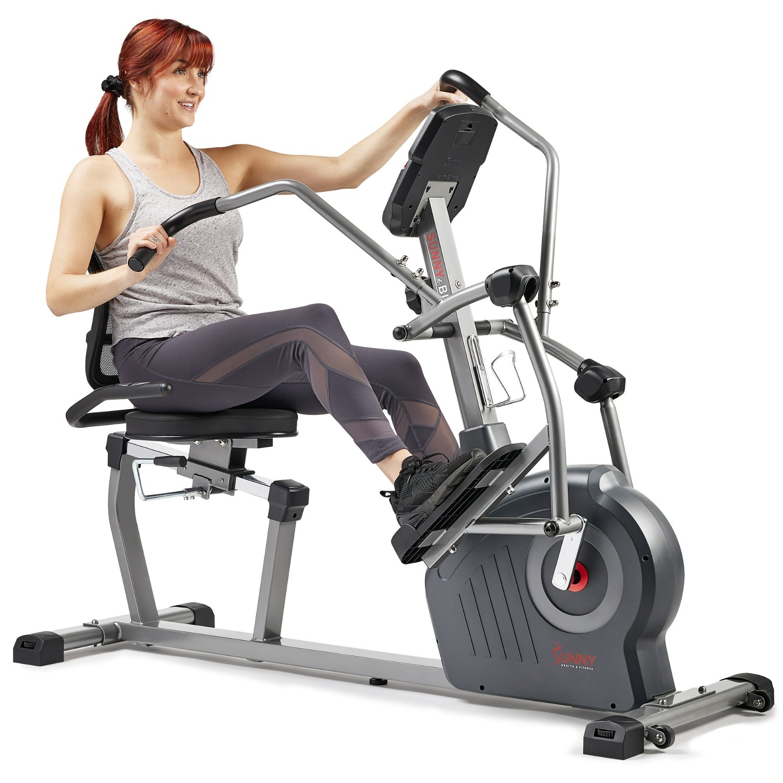Sunny Health Fitness Elite Recumbent Cross Trainer Elliptical Machine RBE420049 Sunny Health Fitness Elite Recumbent Cross Trainer Elliptical Machine RBE420049