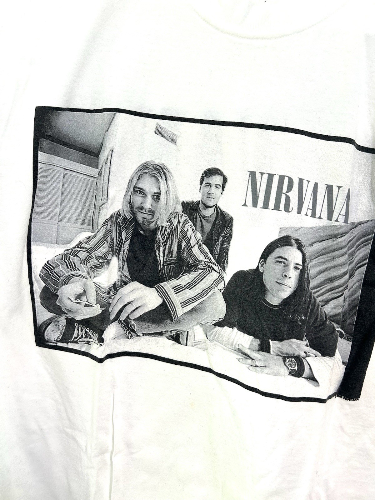 Vintage Nirvana Band Portrait T-Shirt Kurt Cobain 1996 All Sport Heavy Weight XL Vintage Nirvana Band Portrait T-Shirt Kurt Cobain 1996 All Sport Heavy Weight XL