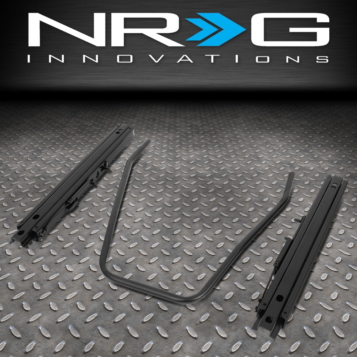 NRG INNOVATIONS SBR-001 UNIVERSAL DUAL LOCK DESIGN CAR RACING SEAT BASE SLIDER