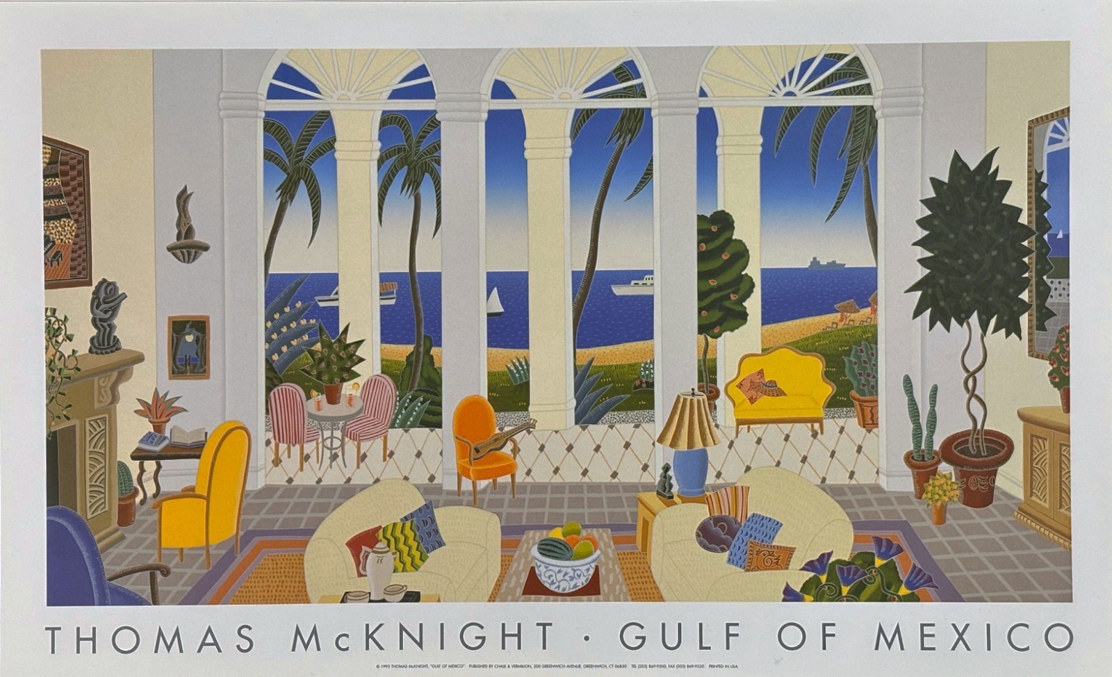 Thomas McKnight • \'Gulf of Mexico\' Print - New Thomas McKnight • \'Gulf of Mexico\' Print - New