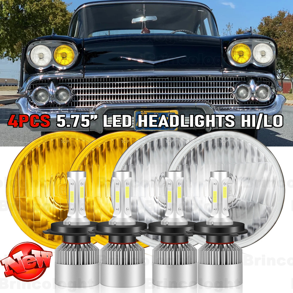 Fit 1958-1975 Chevy Bel Air 4PCS 5 3/4\