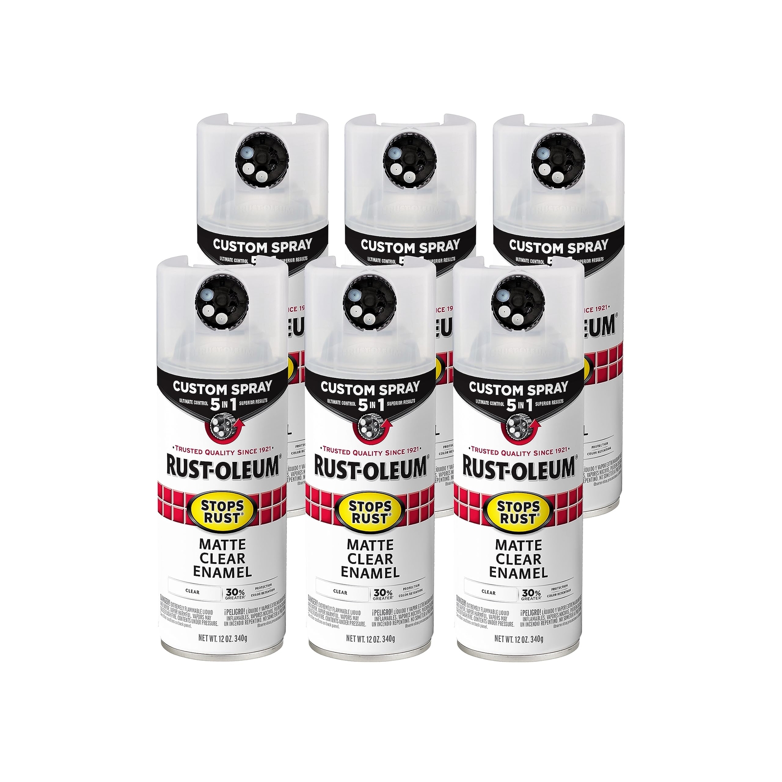 Rust-Oleum 5-in-1 Indoor/Outdoor Matte Crystal Clear Oil-Based Protective Enamel Rust-Oleum 5-in-1 Indoor/Outdoor Matte Crystal Clear Oil-Based Protective Enamel