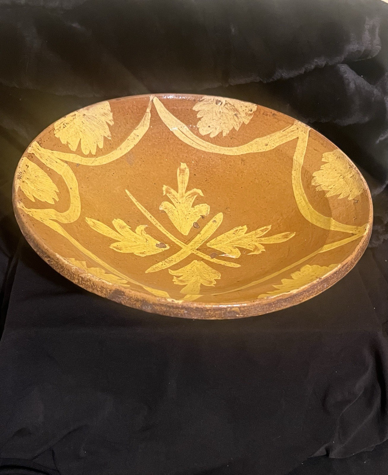 Antique Hunza Clay Pottery Ceramic Bowl Large 12”