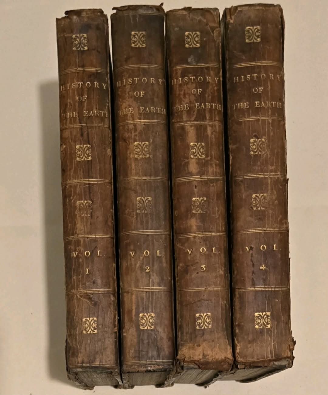 1811 Oliver Goldsmith History of the Earth Animated Nature 4 Vol Antique Set