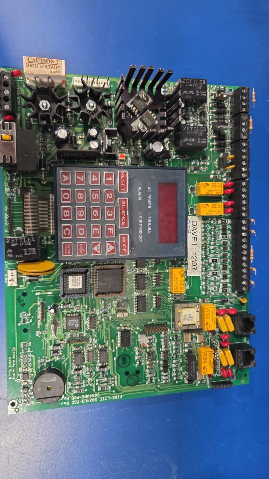 MS-5024UD fire alarm control panel board MS-5024UD fire alarm control panel board