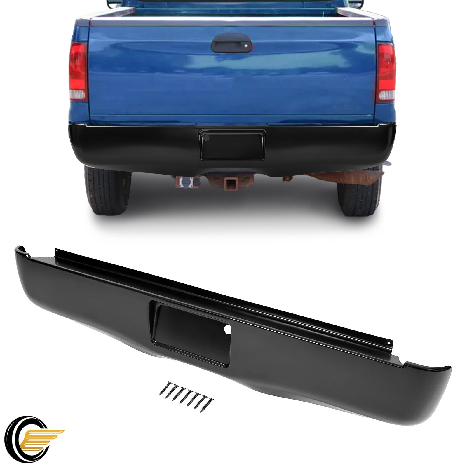 Rear Roll Pan For Ford F250 F350 Super Duty Truck 1999-07 Steel Electrophoresis