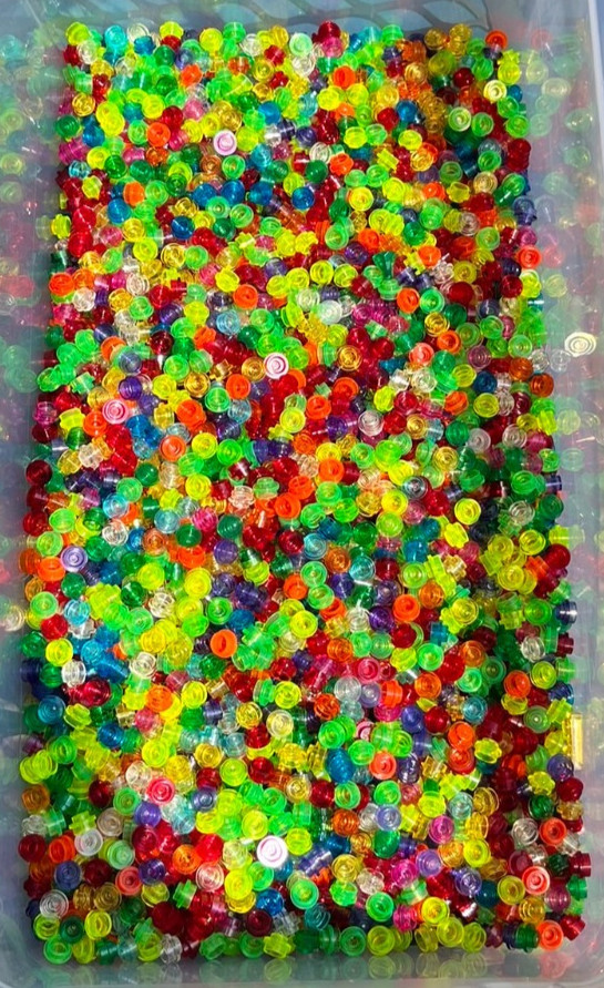 Lego 1x1 Round Plates Mixed Translucent 100 pieces New Dots Stud Piece Bulk Lot Lego 1x1 Round Plates Mixed Translucent 100 pieces New Dots Stud Piece Bulk Lot