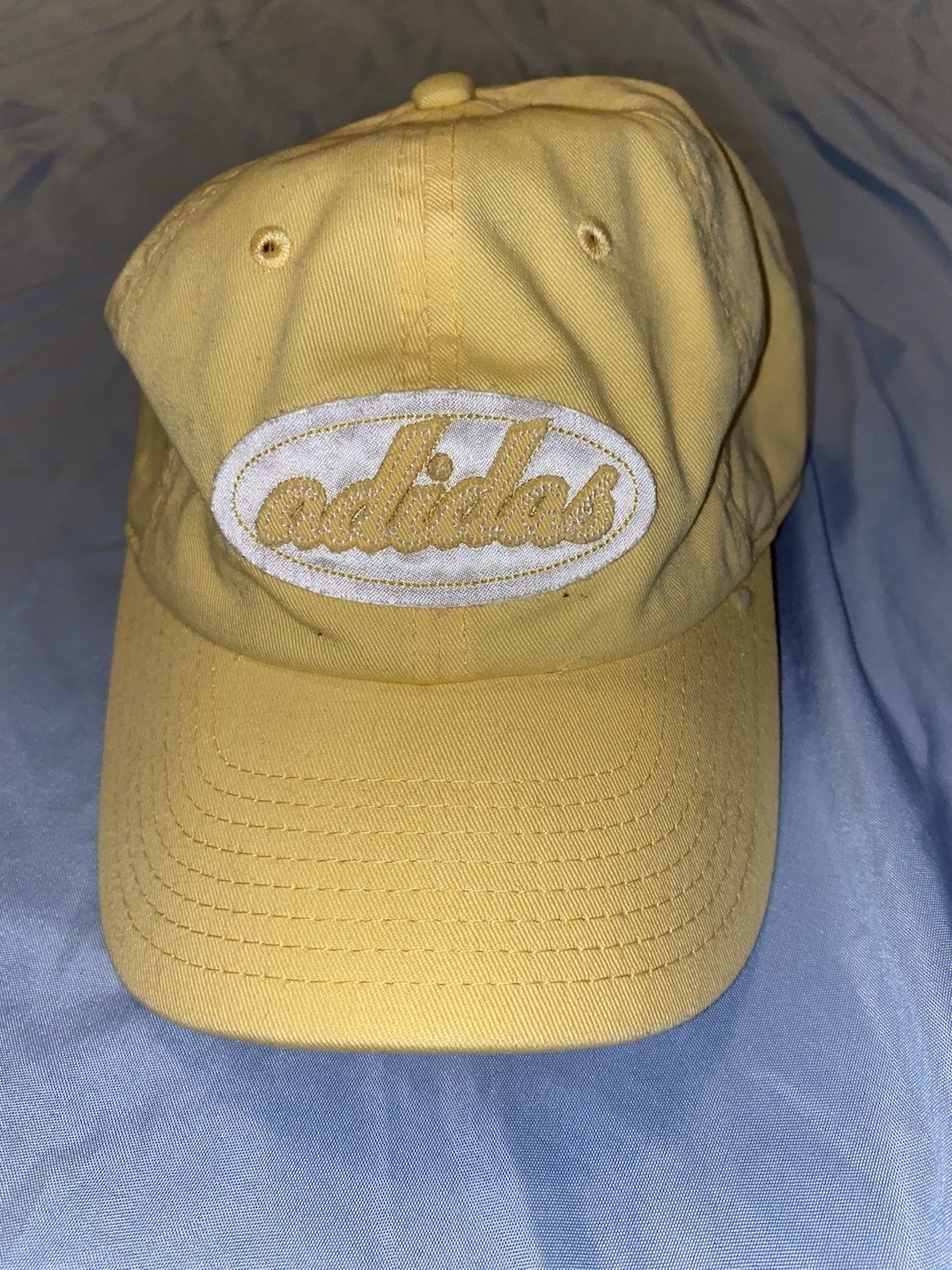 Adidas Yellow Vintage Kids Unique Baseball Cap Embroidered Logo Adidas Yellow Vintage Kids Unique Baseball Cap Embroidered Logo