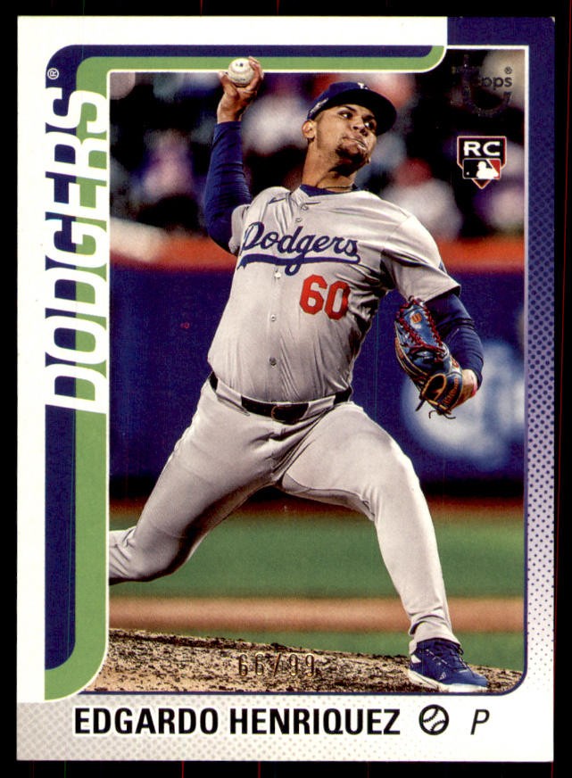 2025 Topps #513 Edgardo Henriquez Vintage Stock #/99 RC